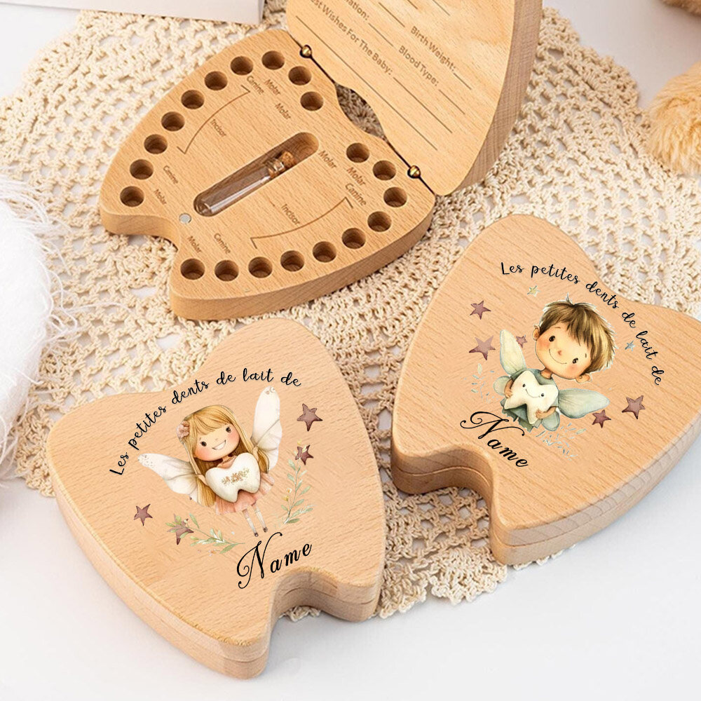 Baby Keepsake Box - กล่องใส่ฟันน้ำนมเด็ก กล่องเก็บฟันน้ำนม กล่องใส่ฟันน้ำนมสำหรับเด็ก ของขวัญสำหรับเด็กแรกเกิด ของขวัญวันเกิดเด็ก ของขวัญสำหรับเด็กแรกเกิด