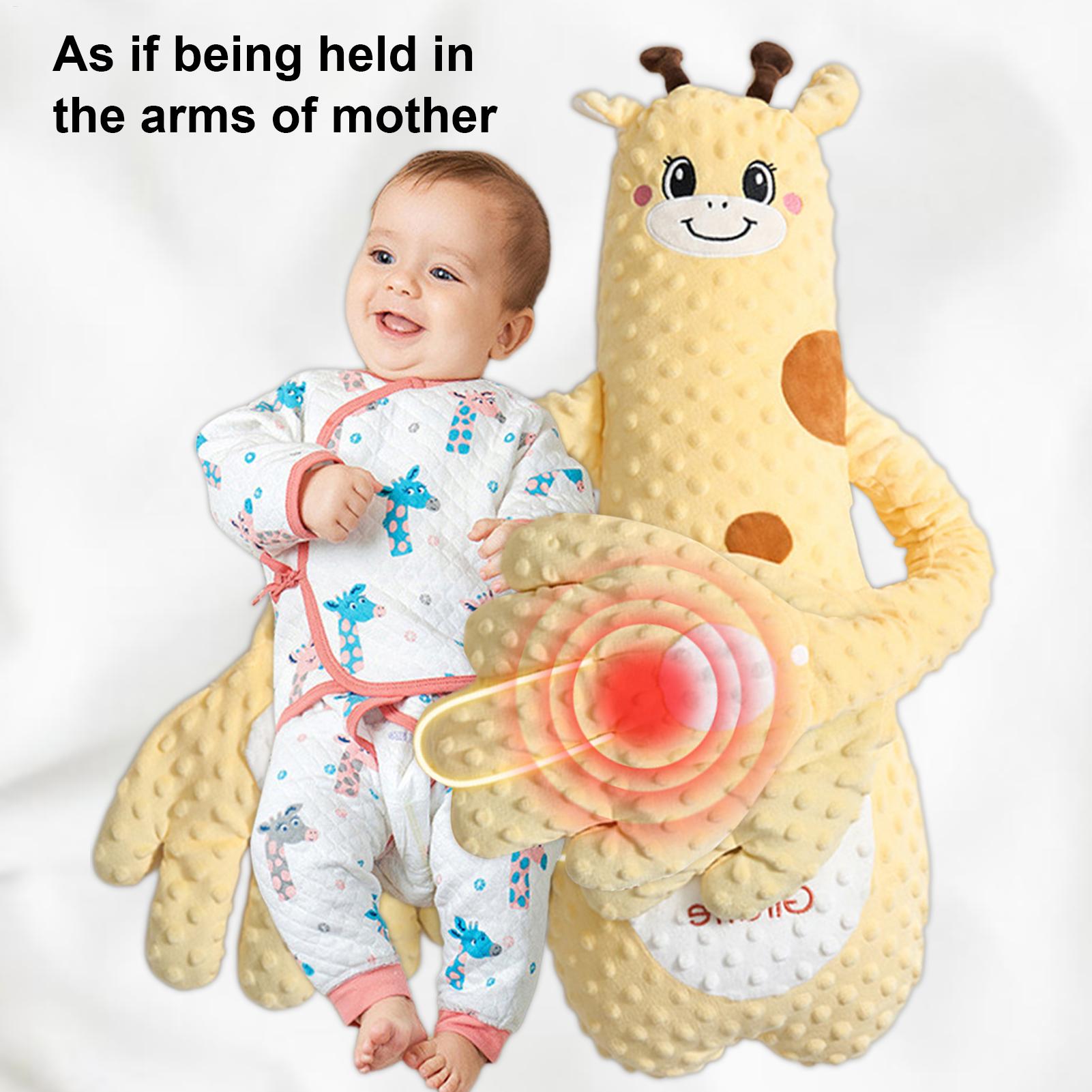 Baby Nursery Game - ของเล่นเด็กช่วยให้หลับสบาย พร้อม 3 โหมดปรับได้ ตุ๊กตาสัตว์แบบอินเทอร์แอคทีฟ รูปทรงหมอนนุ่มสบาย