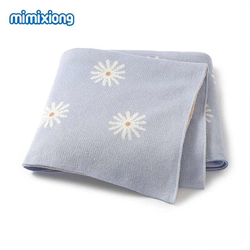 Baby Nursery Quilts - เด็กดอกไม้ผ้าห่มถัก All Seasons Ultra-Soft ทารกแรกเกิดเด็กชายหญิงรถเข็นเด็กเนอสเซอรี่ Swaddle