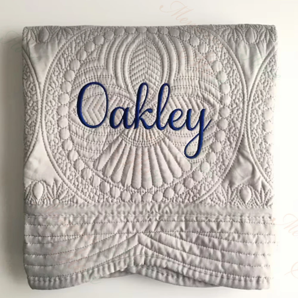 Baby Nursery Quilts - ผ้านวมปักชื่อสำหรับสถานรับเลี้ยงเด็กผ้าห่มลายเฉพาะตัวสำหรับเด็กวัยหัดเดินทารกแรกเกิดเด็กผู้ชายเด็กผู้หญิง
