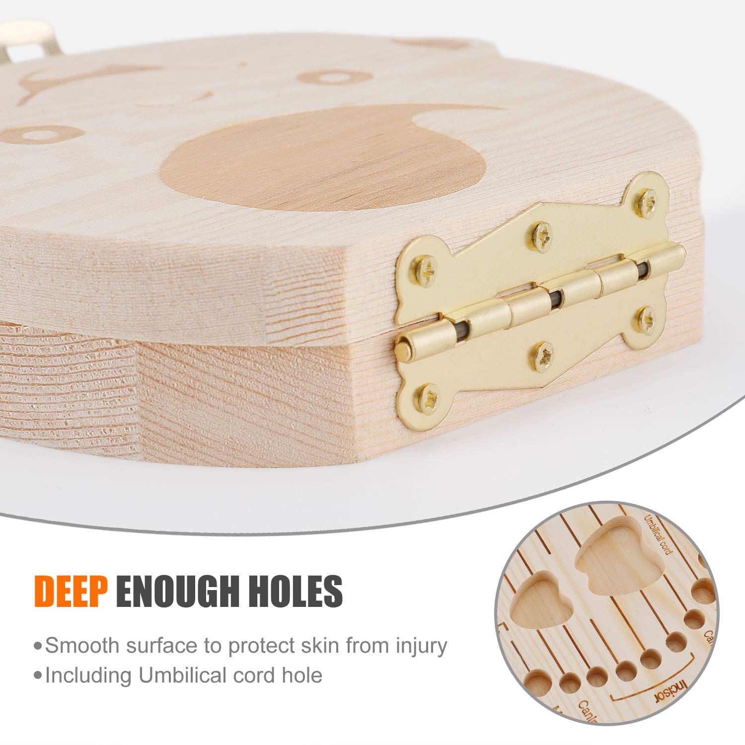 กล่องเก็บฟันน้ำนมเด็ก 1 ชิ้น ด - Baby Keepsake Box บทวิจารณ์และราคา