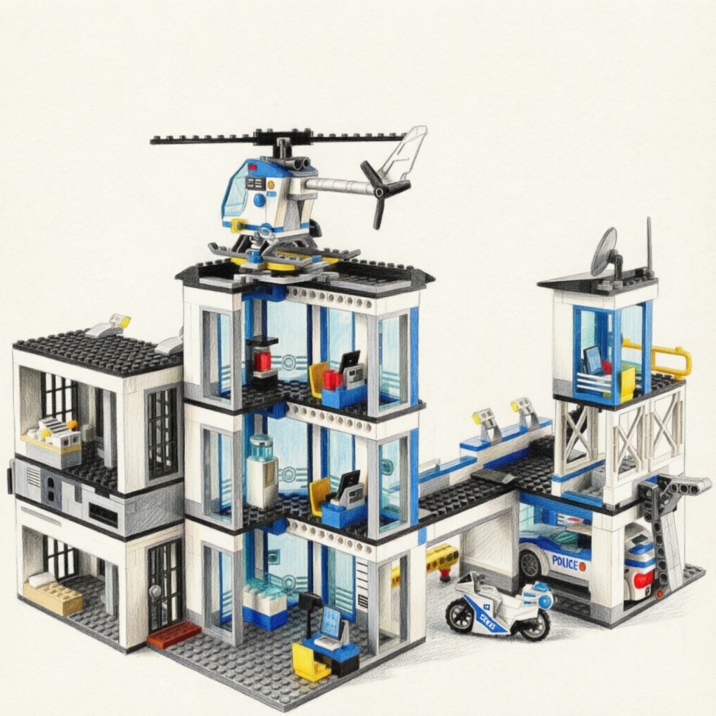 ชุดตัวต่ออาคารสถานีตำรวจพิเศษ  - Lego Set Creator บทวิจารณ์และราคา