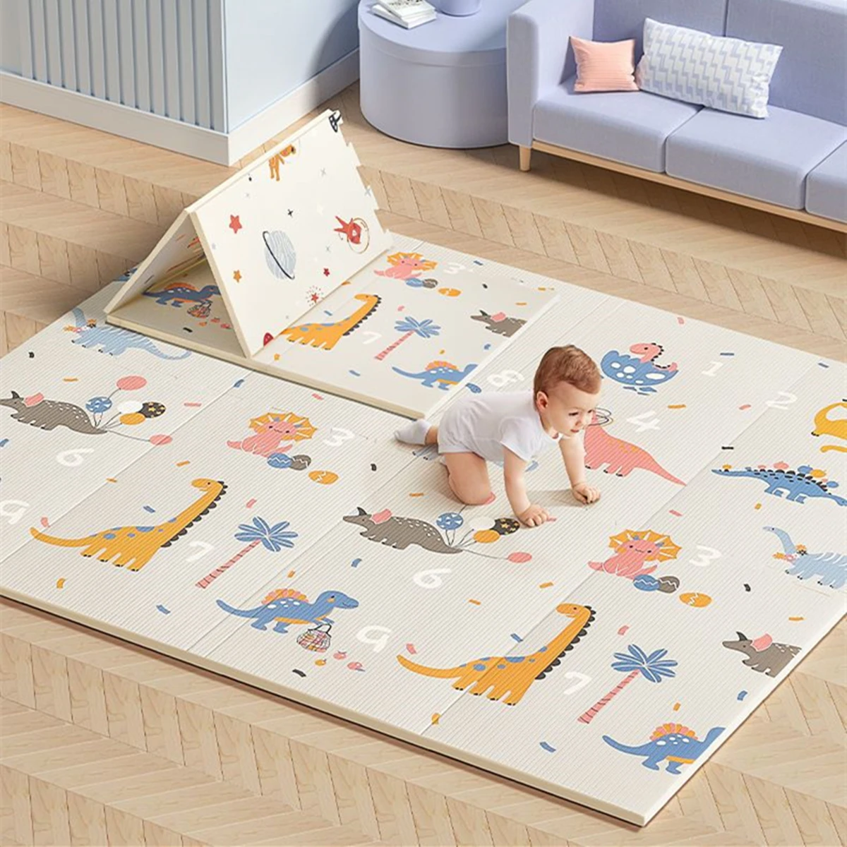 พรมเด็กปลอดสารพิษ พับได้ สำหรั - Baby Nursery Game บทวิจารณ์และราคา