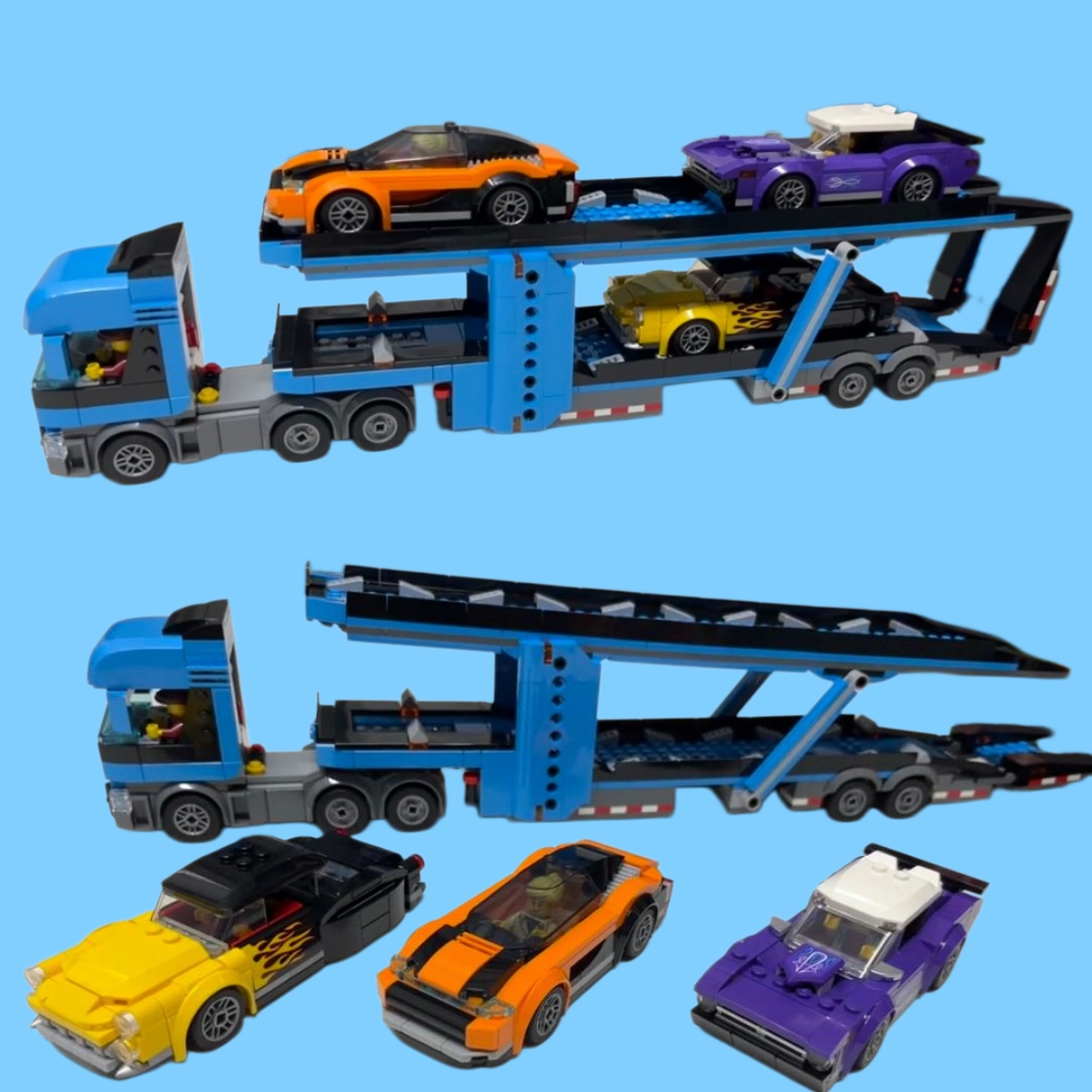 ตัวต่อรถบรรทุกขนส่งรถยนต์ซีรีส - Lego Set Creator บทวิจารณ์และราคา