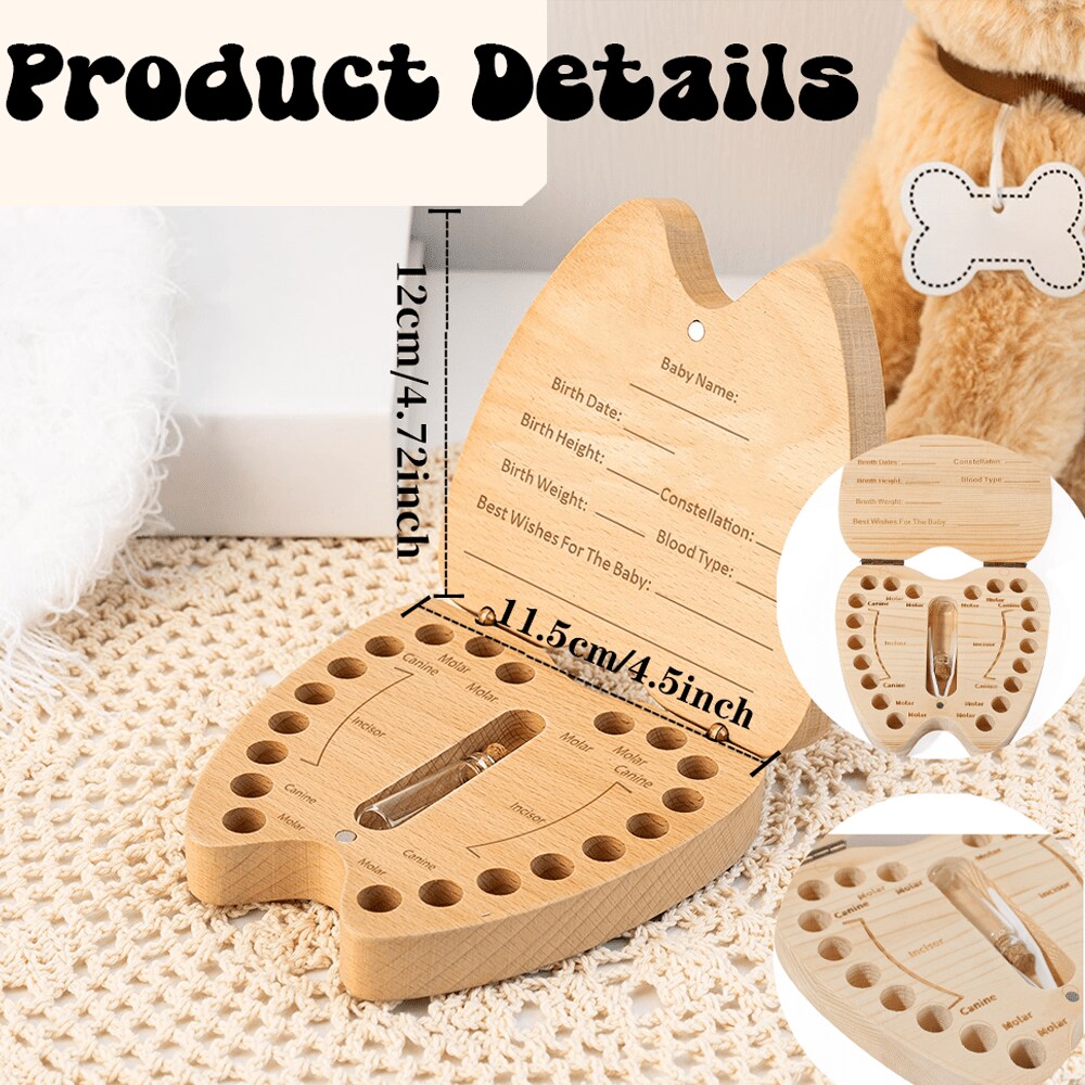 กล่องใส่ฟันน้ำนมเด็ก กล่องเก็บ - Baby Keepsake Box บทวิจารณ์และราคา