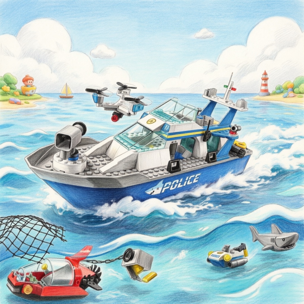 ชุดตัวต่อซิตี้ซีรีส์ เรือตรวจก - Lego Set Creator บทวิจารณ์และราคา