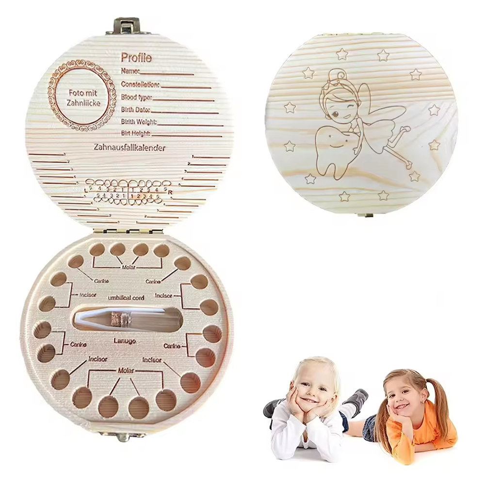 กล่องเก็บฟันน้ำนมเด็ก 1 ชิ้น - - Baby Keepsake Box บทวิจารณ์และราคา