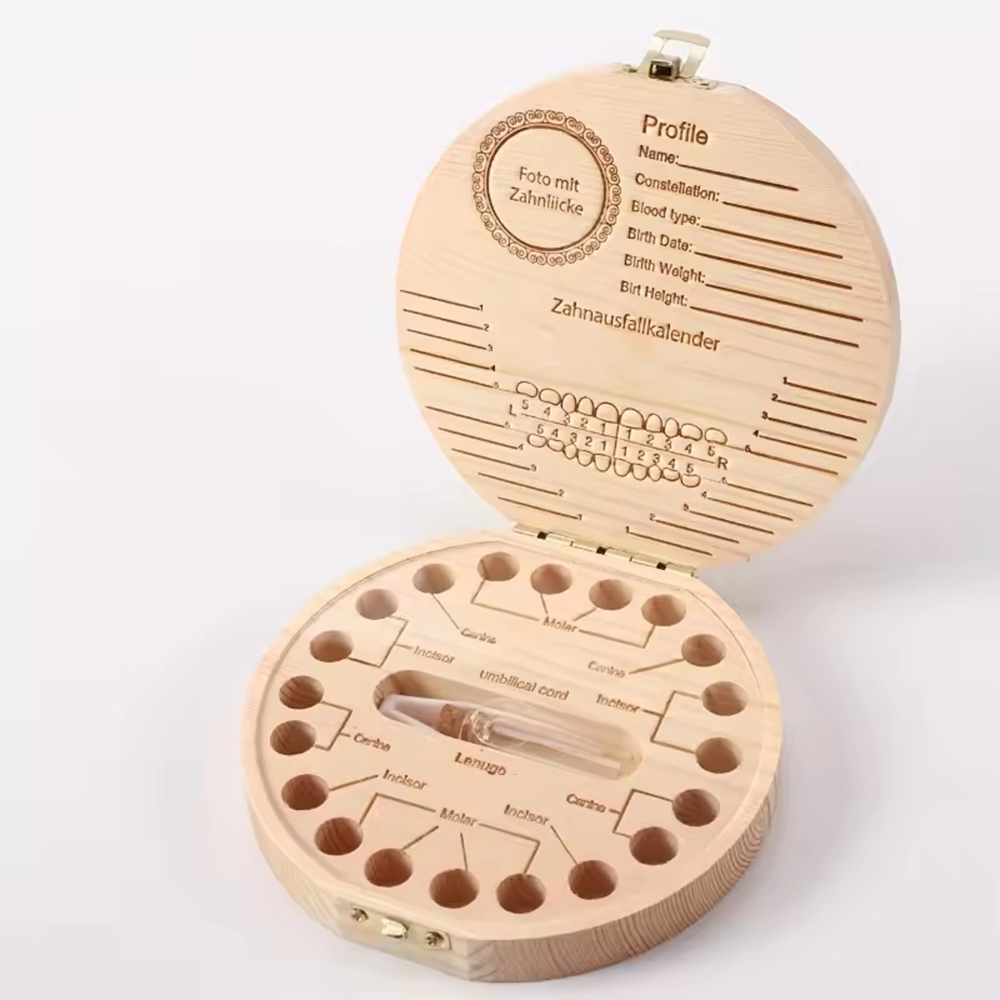 กล่องเก็บฟันน้ำนมเด็ก 1 ชิ้น - - Baby Keepsake Box บทวิจารณ์และราคา