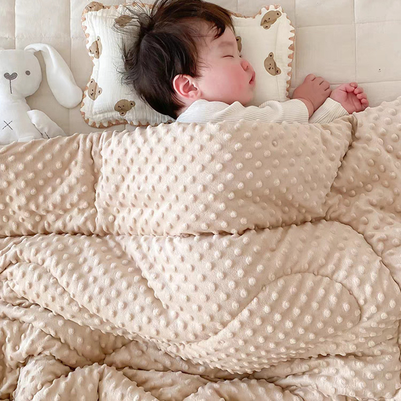 ผ้านวมใยฝ้ายลายจุดสำหรับเด็กทา - Baby Nursery Quilts บทวิจารณ์และราคา