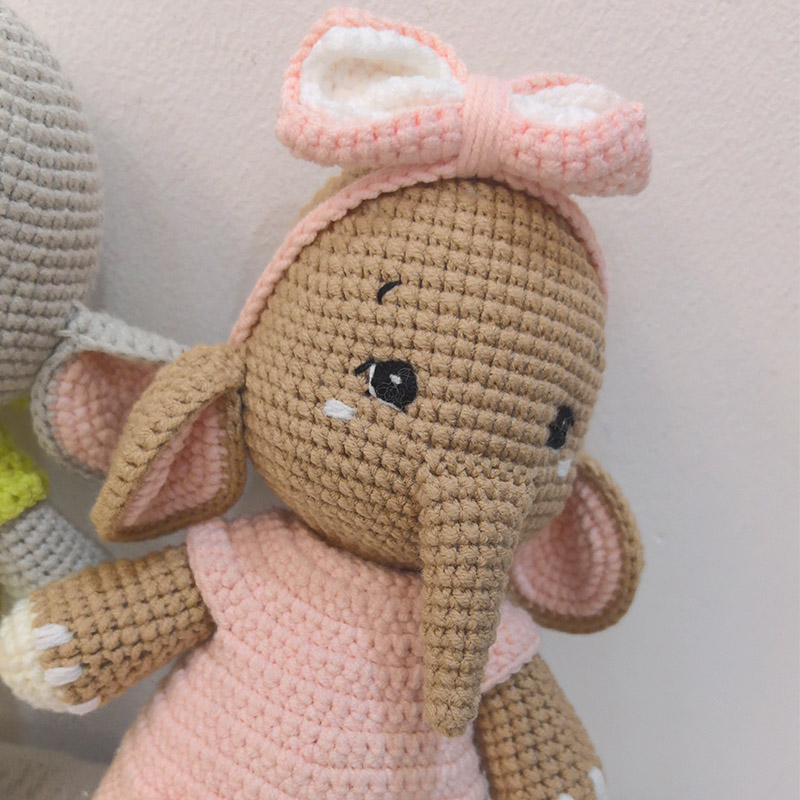ของเล่นตุ๊กตาคู่ช้างโครเชต์แฮน - Baby Nursery Game บทวิจารณ์และราคา