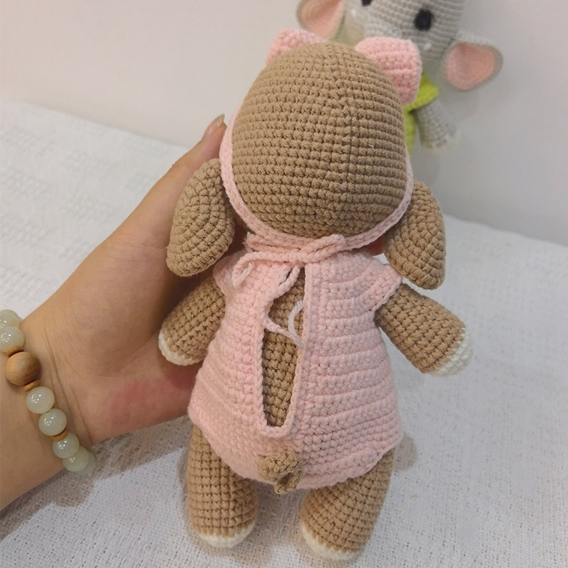 ของเล่นตุ๊กตาคู่ช้างโครเชต์แฮน - Baby Nursery Game บทวิจารณ์และราคา