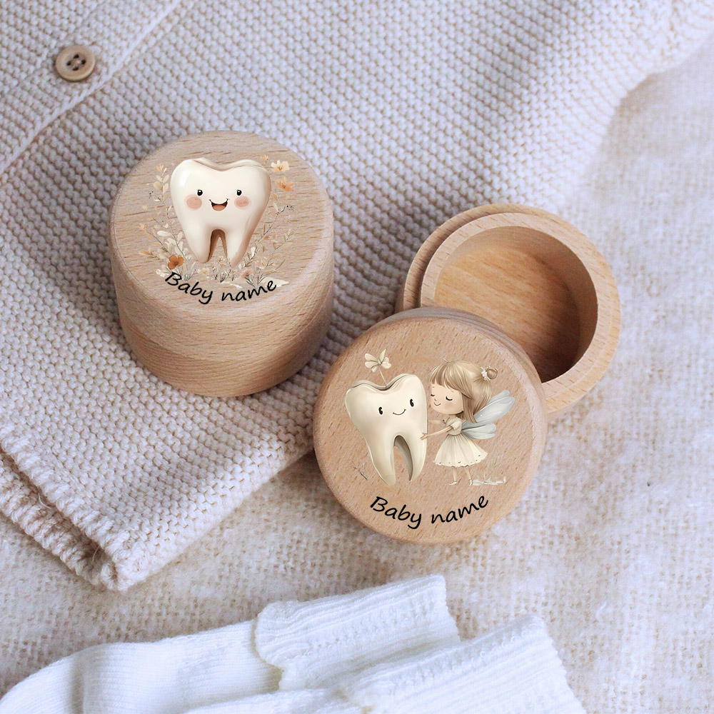 ส่วนบุคคล Baby First Tooth กล่ - Baby Keepsake Box บทวิจารณ์และราคา