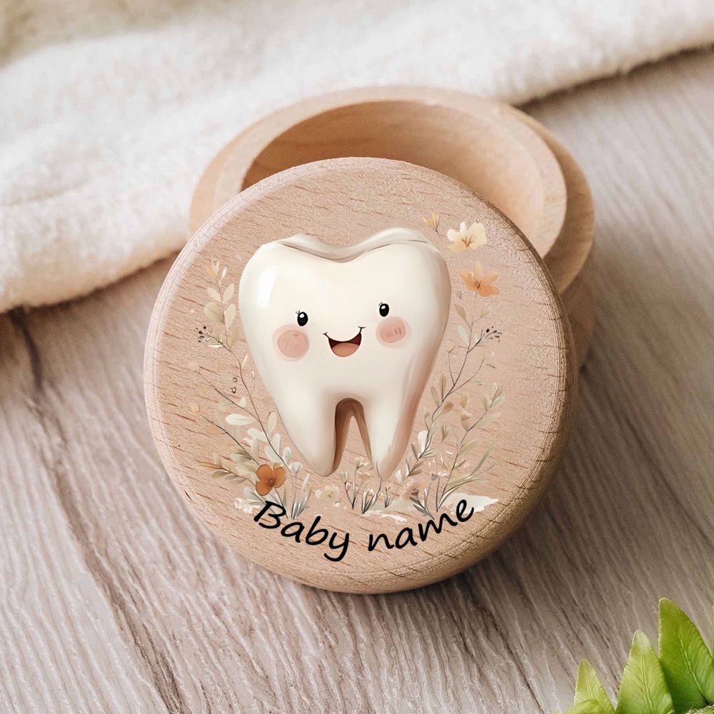 ส่วนบุคคล Baby First Tooth กล่ - Baby Keepsake Box บทวิจารณ์และราคา