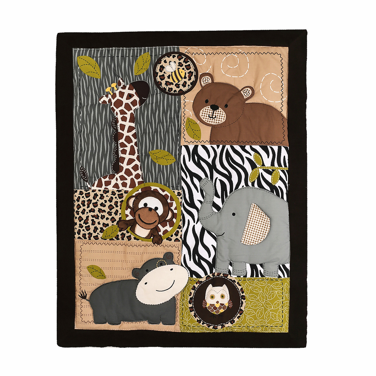 3 ชิ้นปักทารกแรกเกิด Cot ชุดเค - Baby Nursery Quilts บทวิจารณ์และราคา